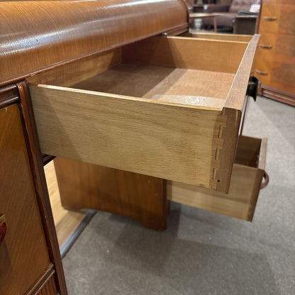 Waterfall 5 Drawer Desk