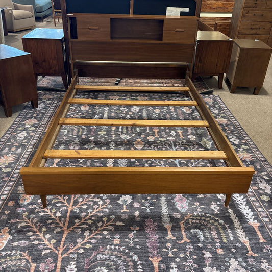 Vintage Storage Headboard Full Size Bedframe C BED FRAMES