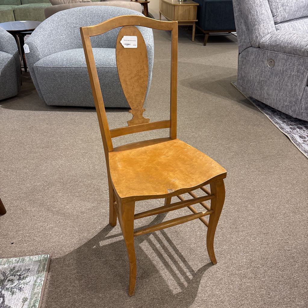 Birds Eye Maple Chair (AS IS) C DINING CHAIRS