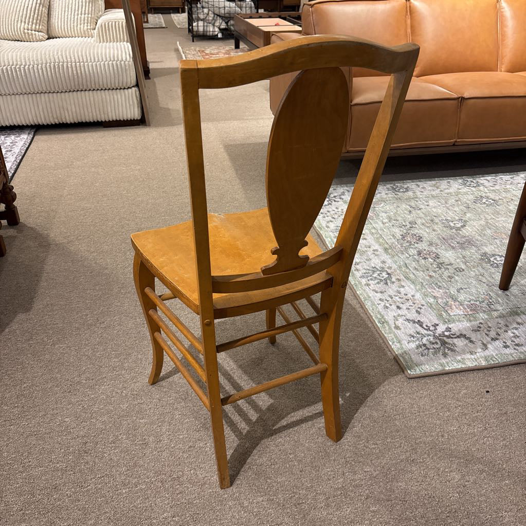 Birds Eye Maple Chair (AS IS) C DINING CHAIRS
