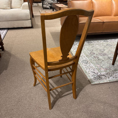 Birds Eye Maple Chair (AS IS) C DINING CHAIRS