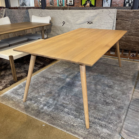 Extendable Blonde Oak Dining Table