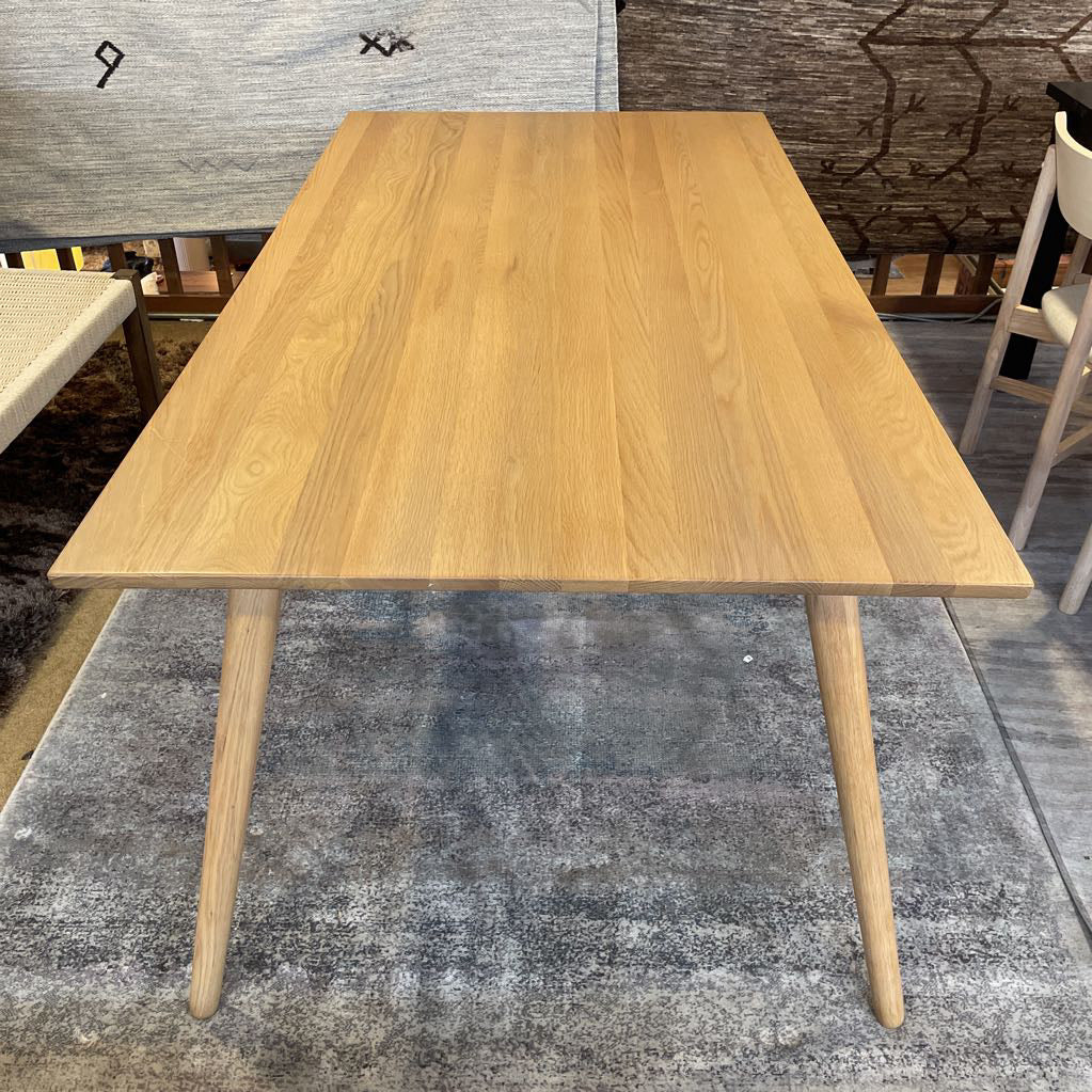 Extendable Blonde Oak Dining Table