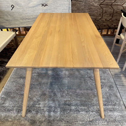 Extendable Blonde Oak Dining Table