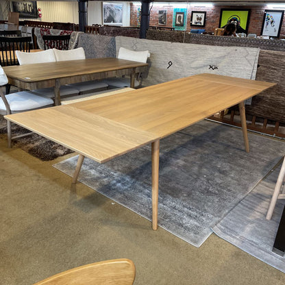 Extendable Blonde Oak Dining Table