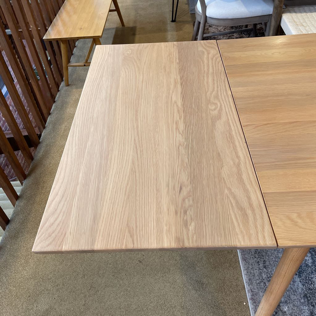 Extendable Blonde Oak Dining Table