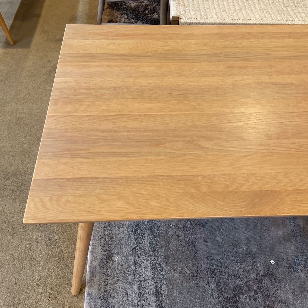 Extendable Blonde Oak Dining Table