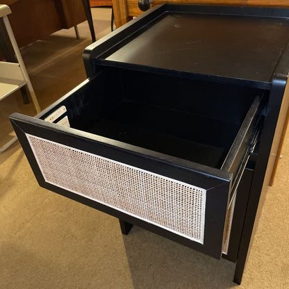 Article Black & Cane File Cabinet