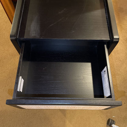 Article Black & Cane File Cabinet