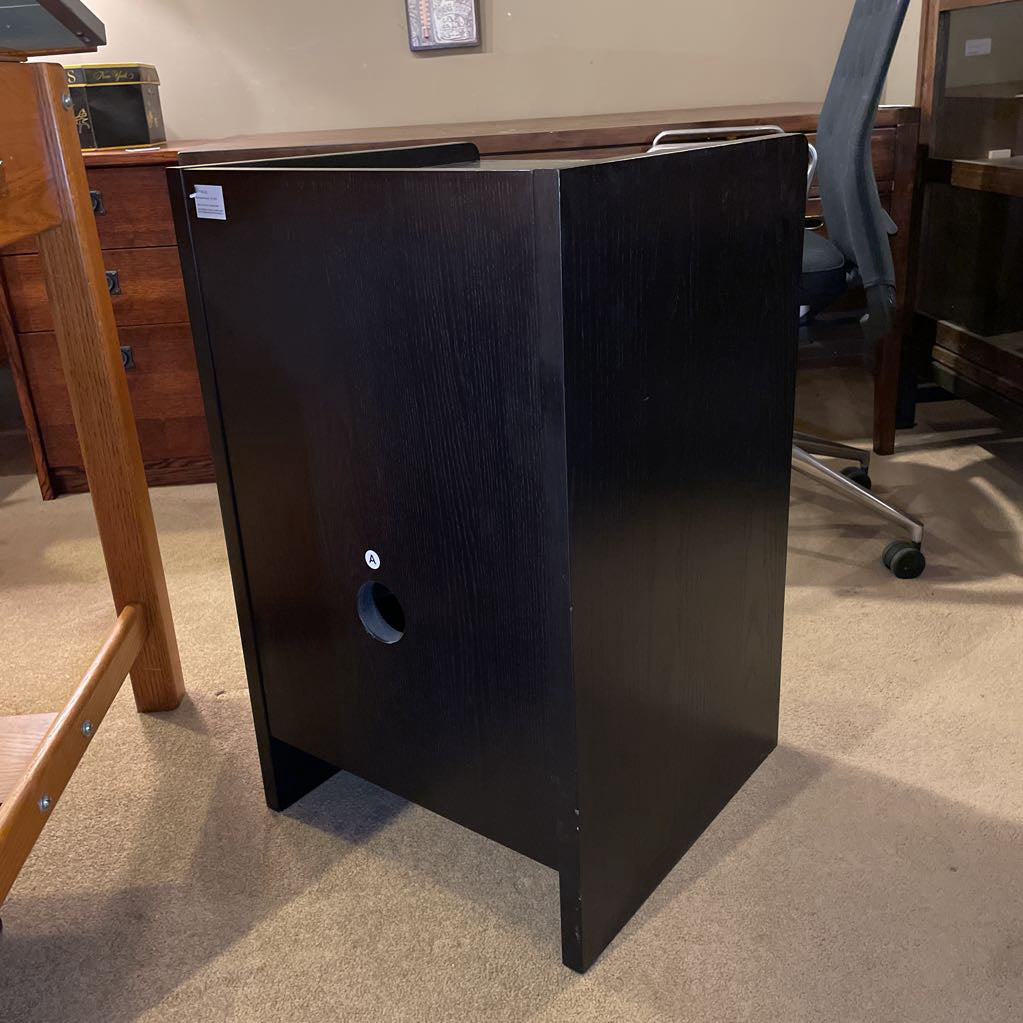 Article Black & Cane File Cabinet