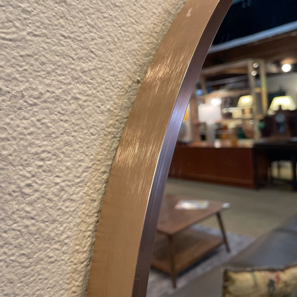 Copper Round Mirror