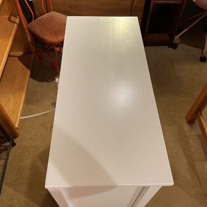 White Low 3 Tier Bookcase