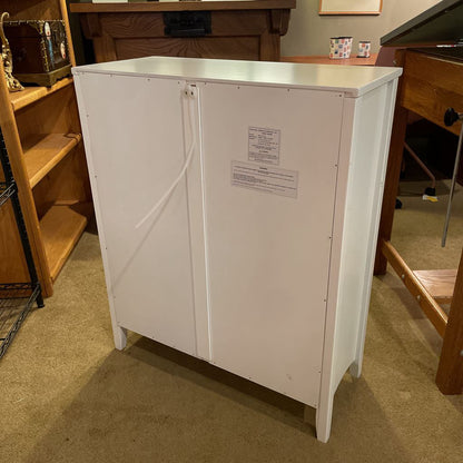 White Low 3 Tier Bookcase