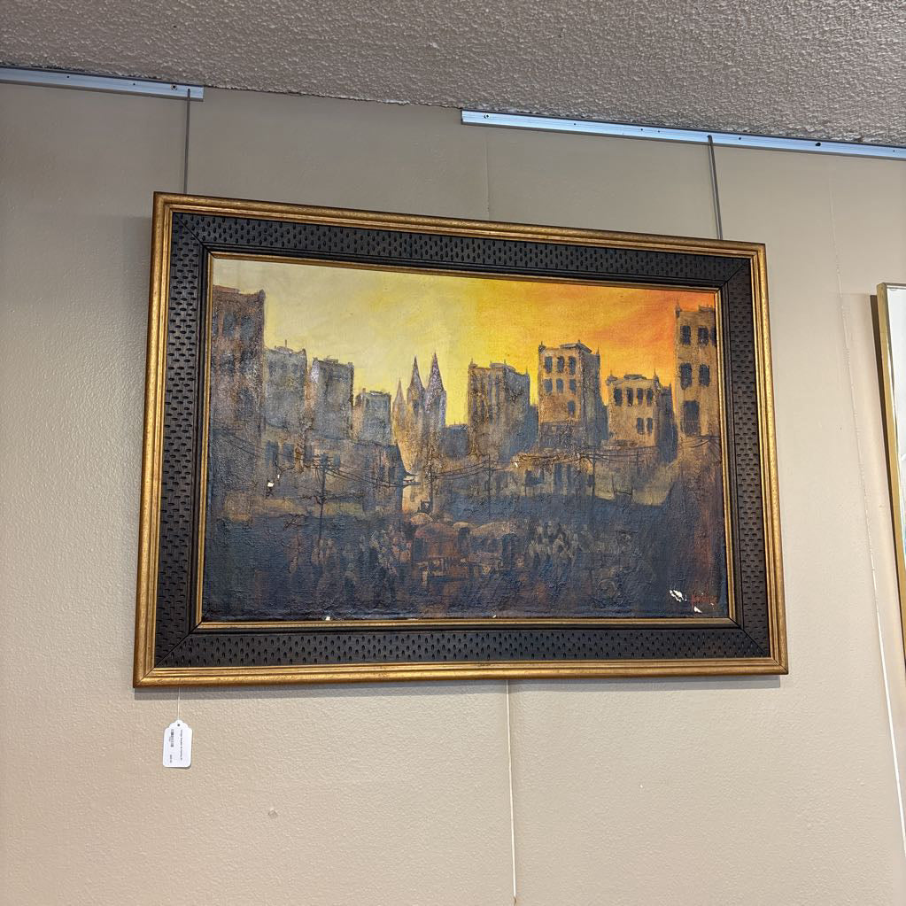 Vintage Swedish Oil Painting ART