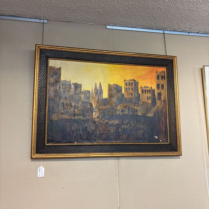 Vintage Swedish Oil Painting ART