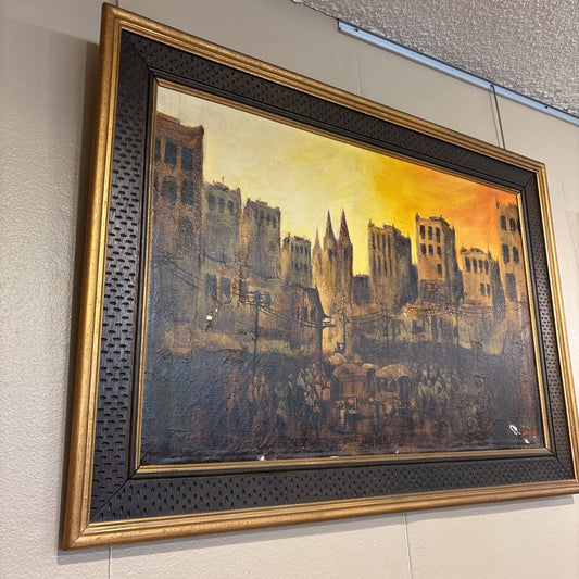 Vintage Swedish Oil Painting ART