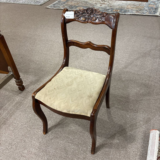 Vintage Ornate Carved Chair C DINING CHAIRS