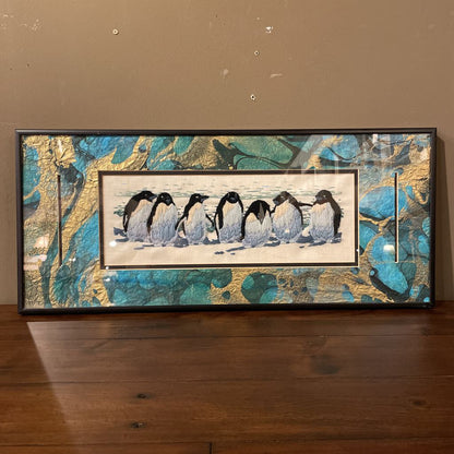 Embroidered Penguins