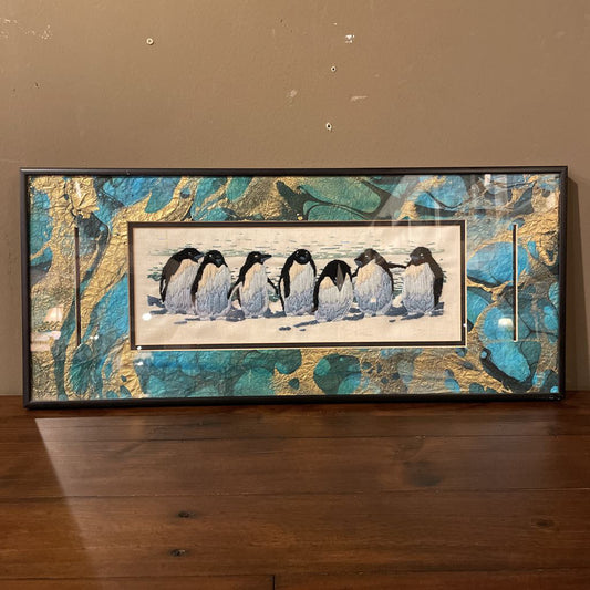 Embroidered Penguins ART