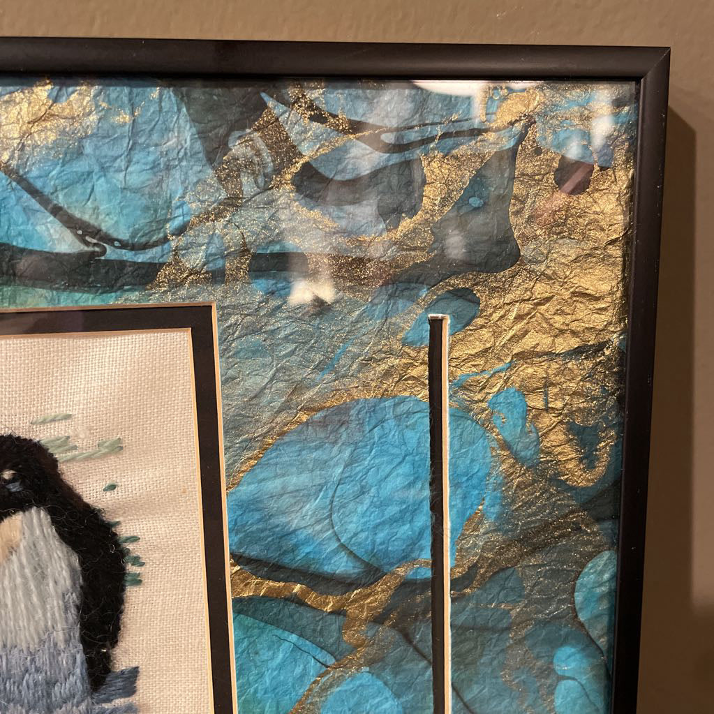 Embroidered Penguins