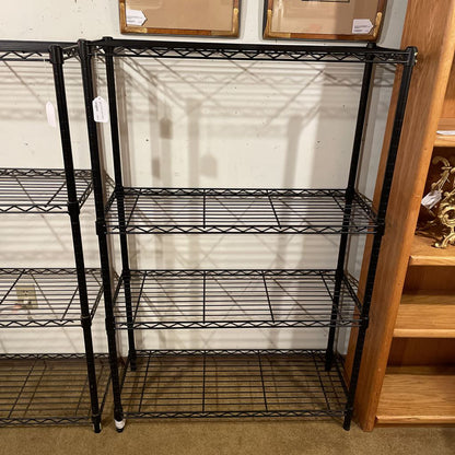 Black Wire Frame Open Shelving