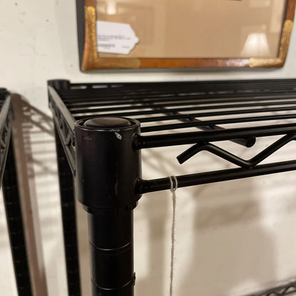 Black Wire Frame Open Shelving