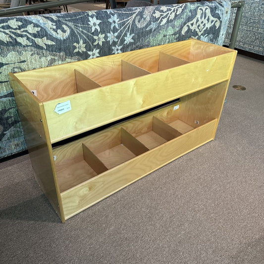 Natural Wood Book Console C CONSOLE TABLES