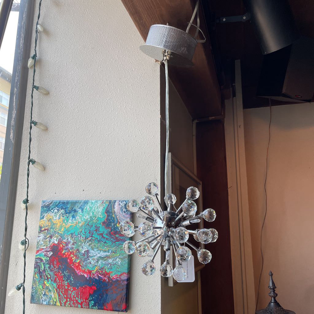 Crystal Ball Sputnik Chandelier