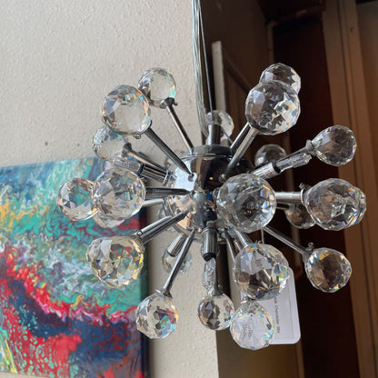 Crystal Ball Sputnik Chandelier