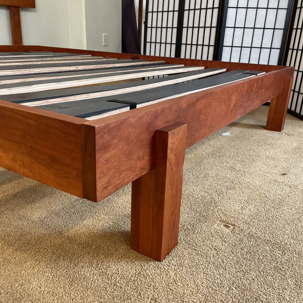 Vermont Designs Walnut Queen Bed Frame
