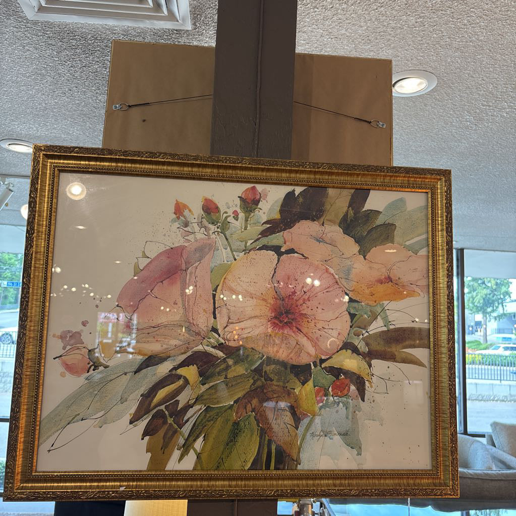 Pink Flower Bouquet Art