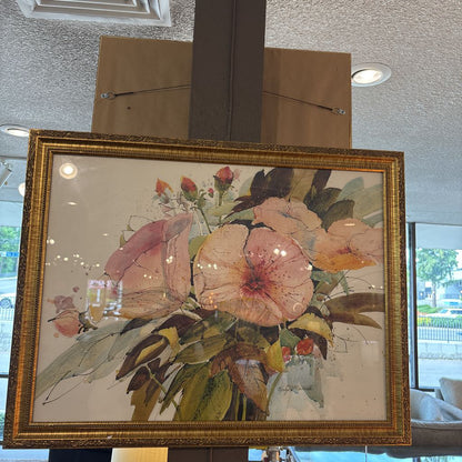 Pink Flower Bouquet Art