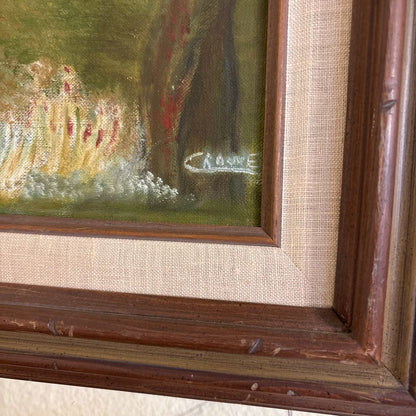 Signed Painted Watermill