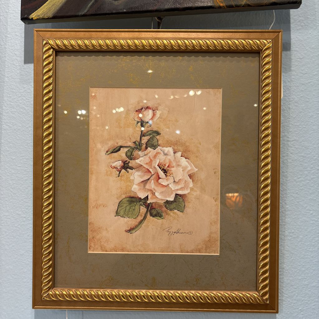 Signed Flower Art
