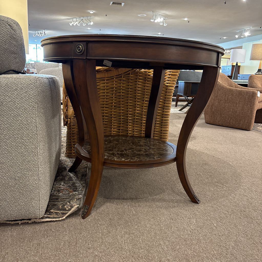 Granite Top End Table