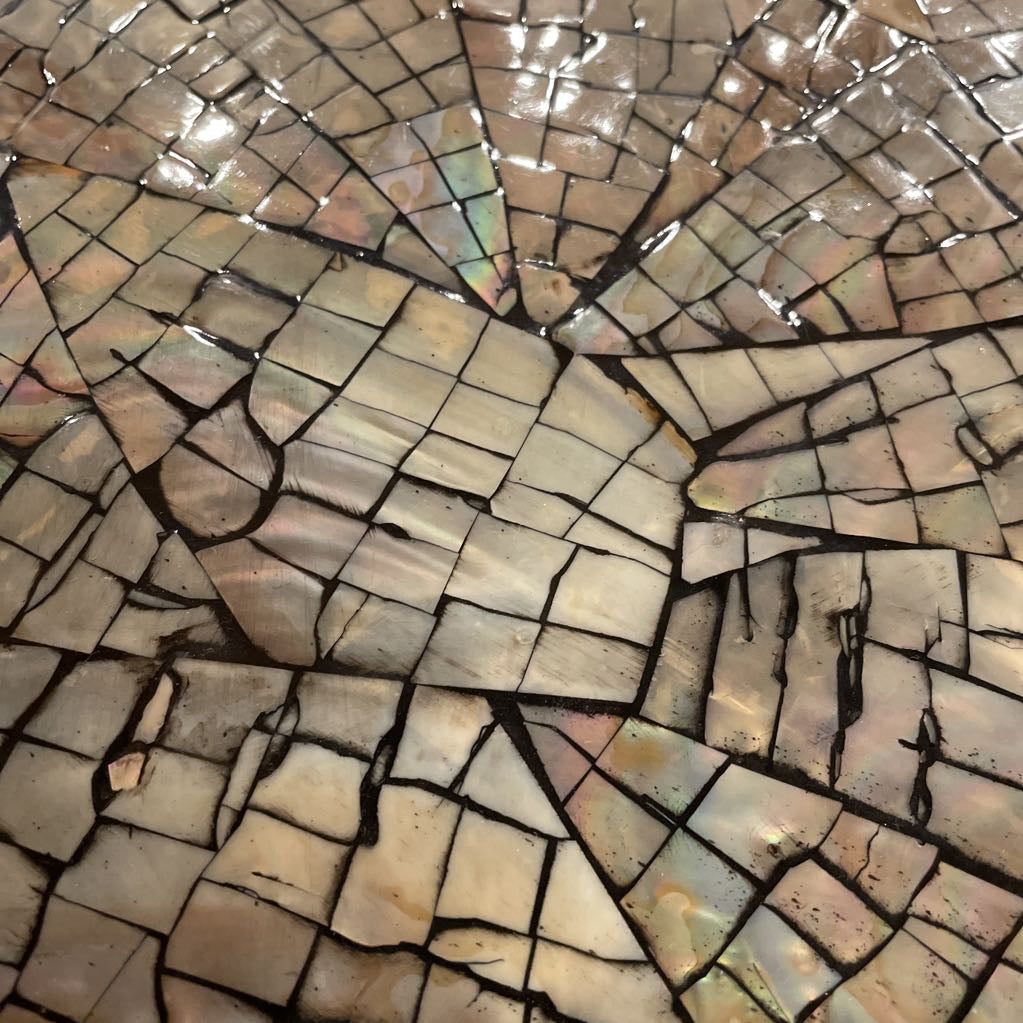 ANTHROPOLOGIE XL Tray w/ Mother of Pearl Mosaic