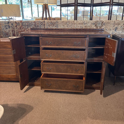 1930's Sleigh Credenza w/Key C SIDEBOARDS