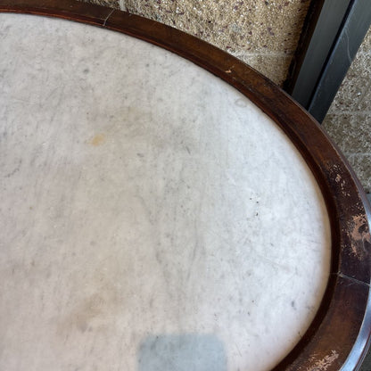 Victorian Era Marble Top End Table