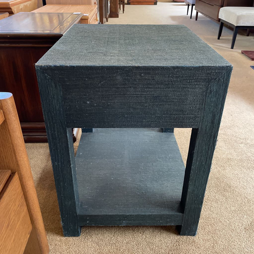 Serena & Lily Green Textured One Drawer Nightstand C NIGHTSTANDS