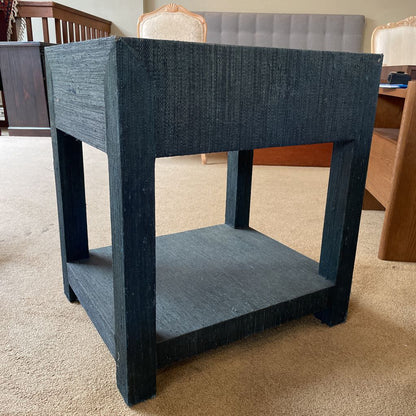 Serena & Lily Green Textured One Drawer Nightstand C NIGHTSTANDS