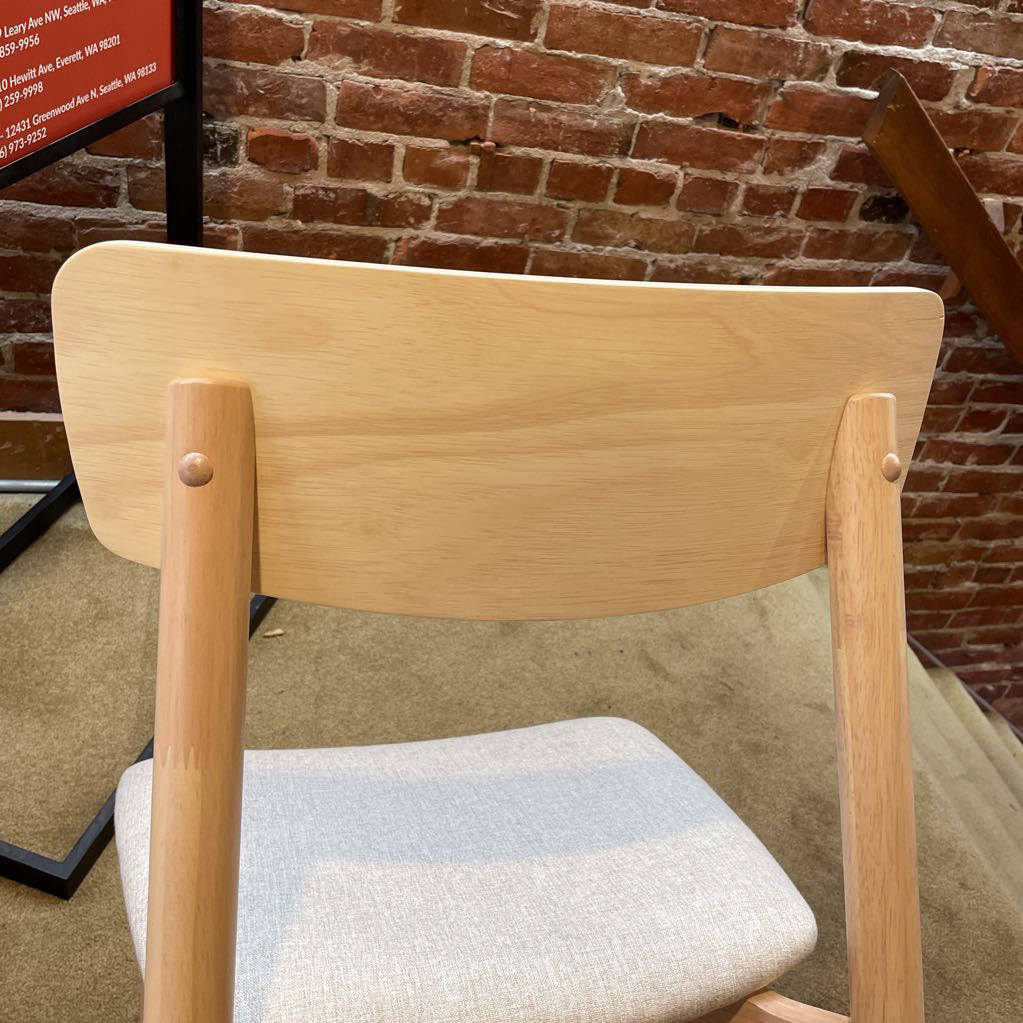 Birch Cross Brace Dining Chair C DINING CHAIRS