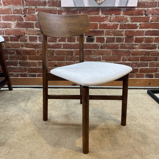 Walnut Cross Brace Dining Chair