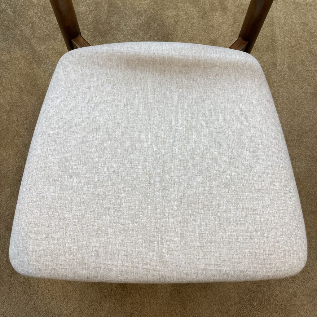 Walnut Cross Brace Dining Chair