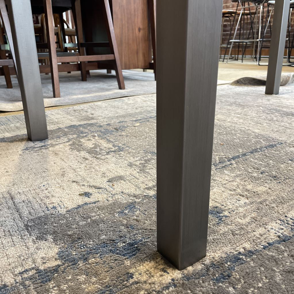 CB2 Wood & Metal Industrial Bar Table