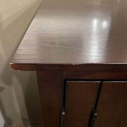 Indonesian Dark Wood Cabinet w/internal Shelving C CABINETS