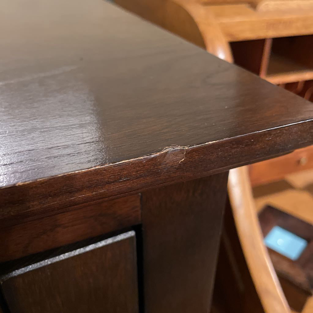 Indonesian Dark Wood Cabinet w/internal Shelving C CABINETS