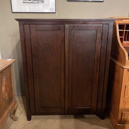 Indonesian Dark Wood Cabinet w/internal Shelving C CABINETS