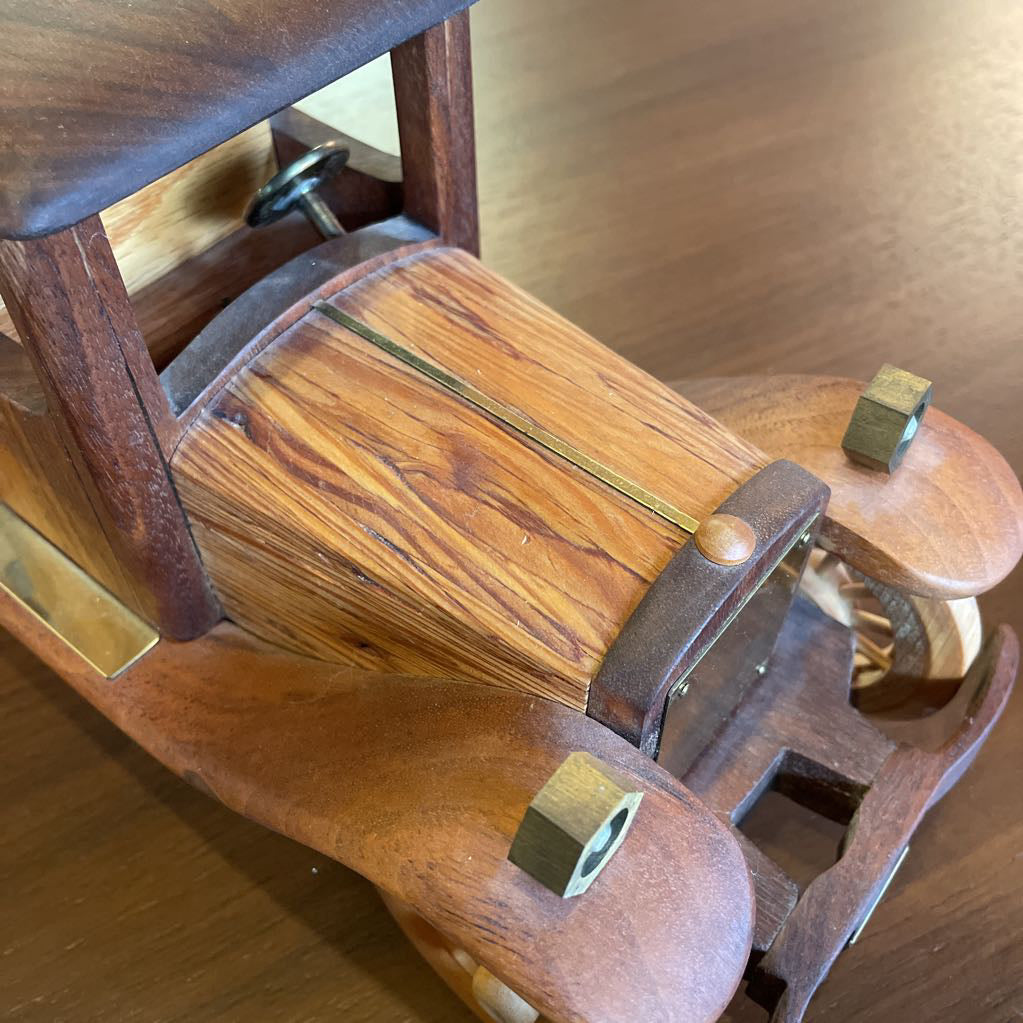 Handmade Wood with Brass Detail Truck/Bruce Noble UNIQUE FINDS