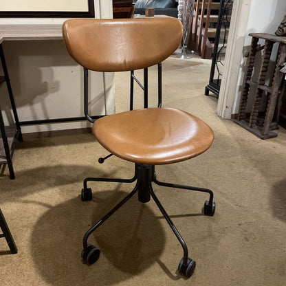 West Elm Petal Leather Desk Chair