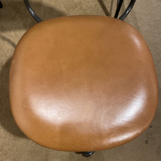 West Elm Petal Leather Desk Chair C OFFICE CHAIRS
